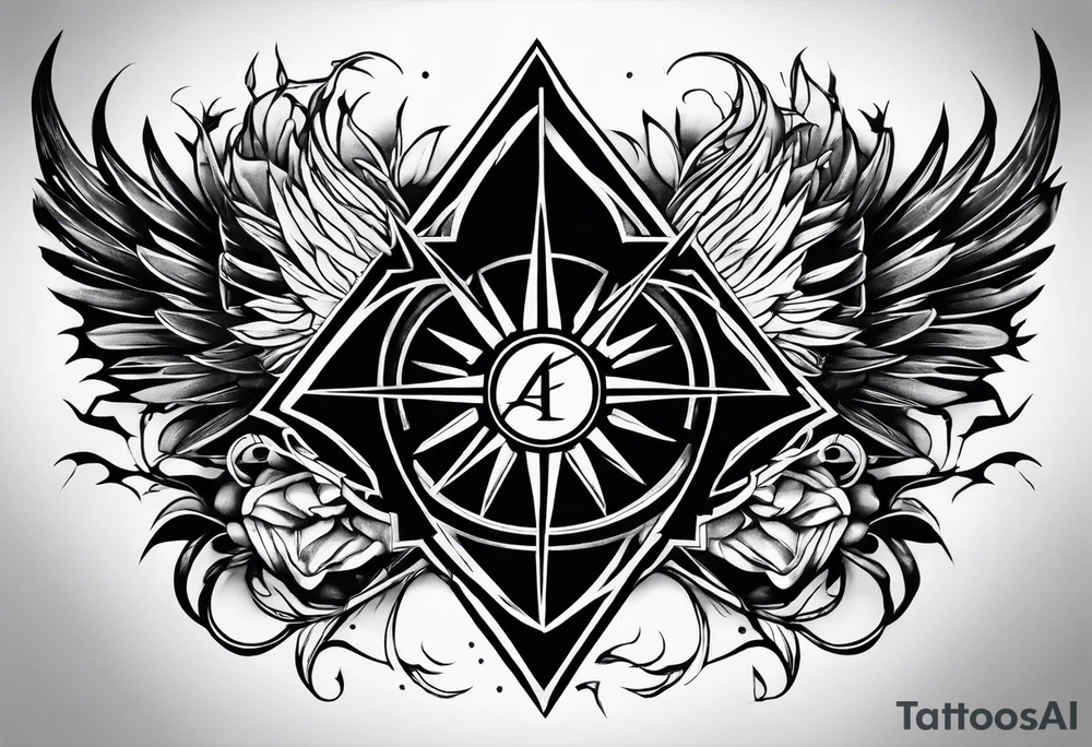 hybrid theory logo from linkin park tattoo idea