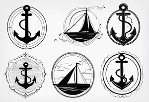 Make smaller but longer 

Add anchor to south tattoo idea