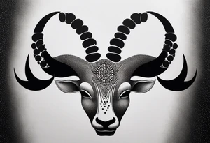 Anonymous with horns tattoo idea