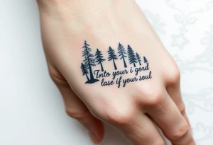 Into the forest I go to lose my mind and find my soul tattoo idea
