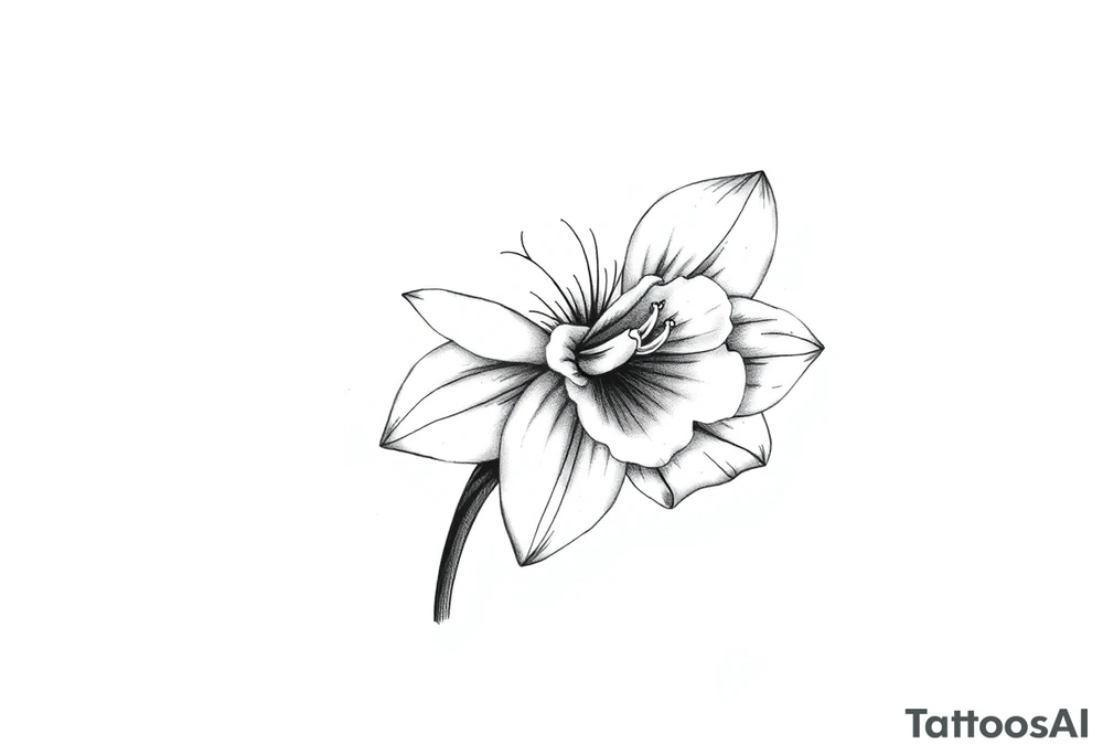 Narcissus  on forearm tattoo idea