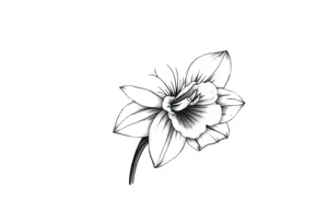 Narcissus  on forearm tattoo idea