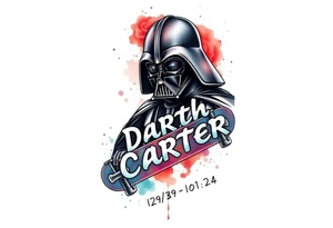 Skateboarding Darth Vader
WORDS "Darth Carter"
12/29/88-01/06/24 tattoo idea
