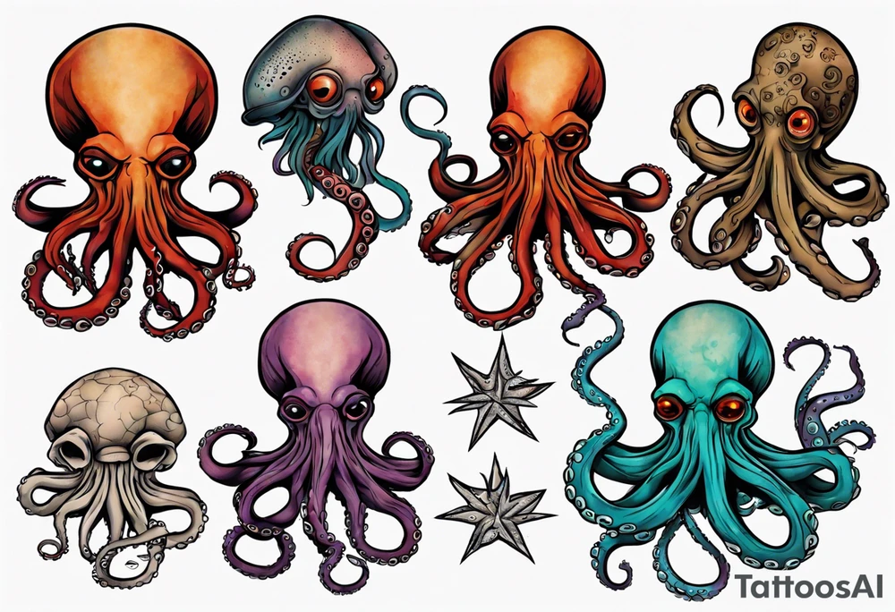 Dirty Heads Octopus tattoo idea