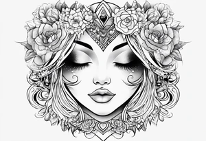 Love for my daughters tattoo idea
