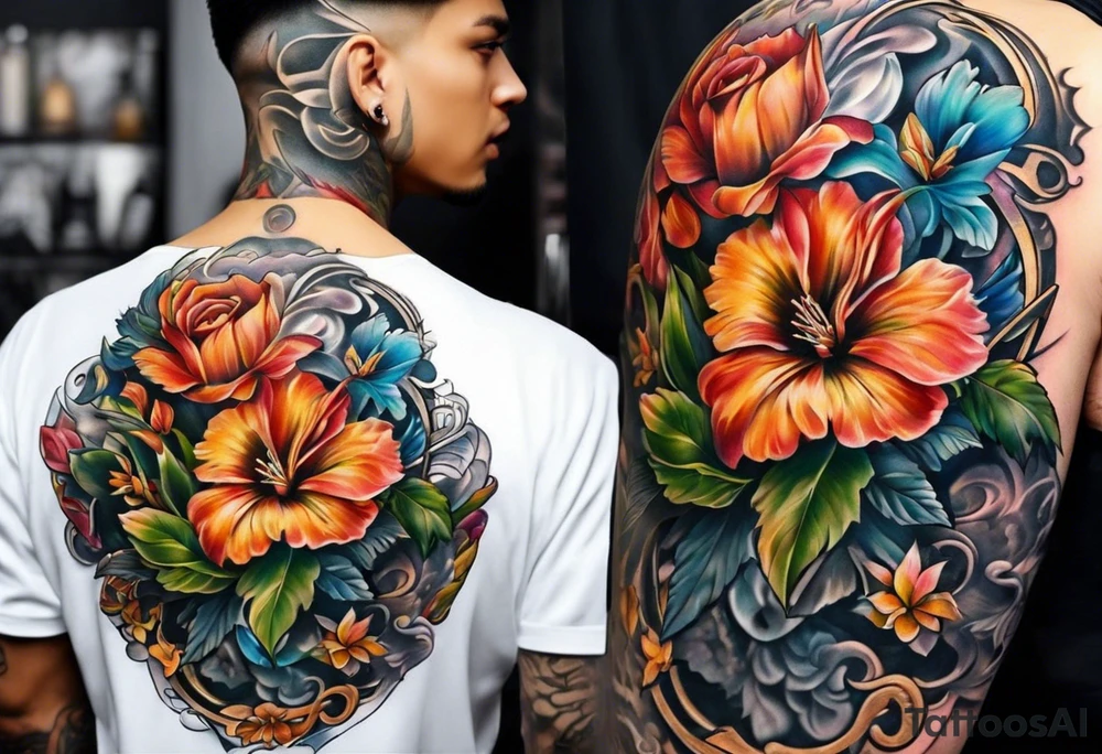 Full back tattoo idea