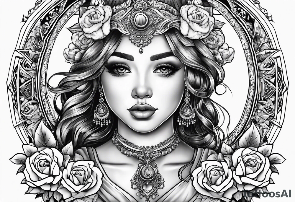 Baby nursing tattoo idea