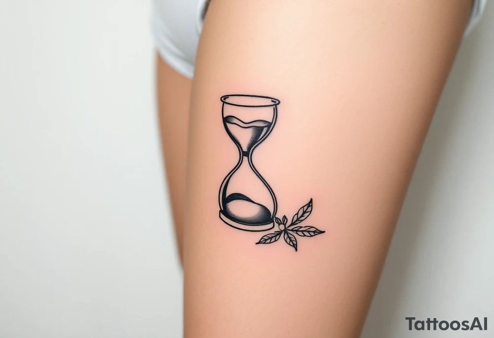 hourglass tattoo idea