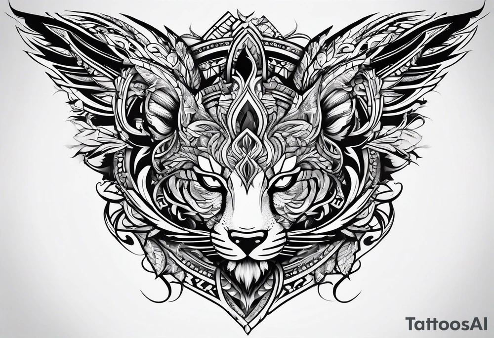A symbol for someone who moves in stealth tattoo idea