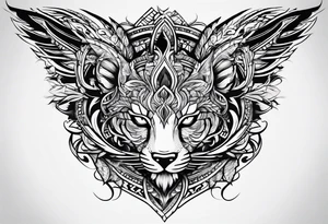 A symbol for someone who moves in stealth tattoo idea
