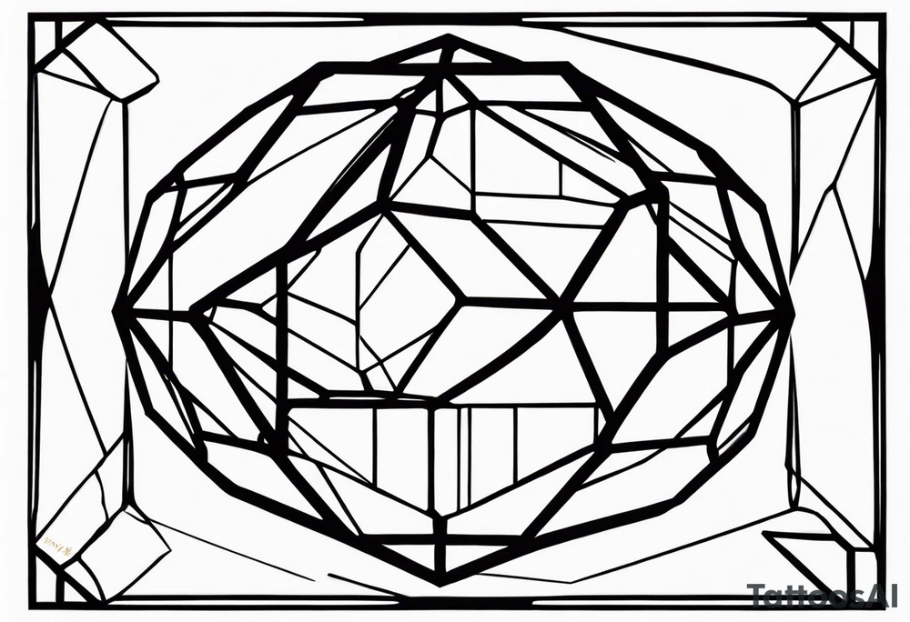 Tesseract tattoo idea