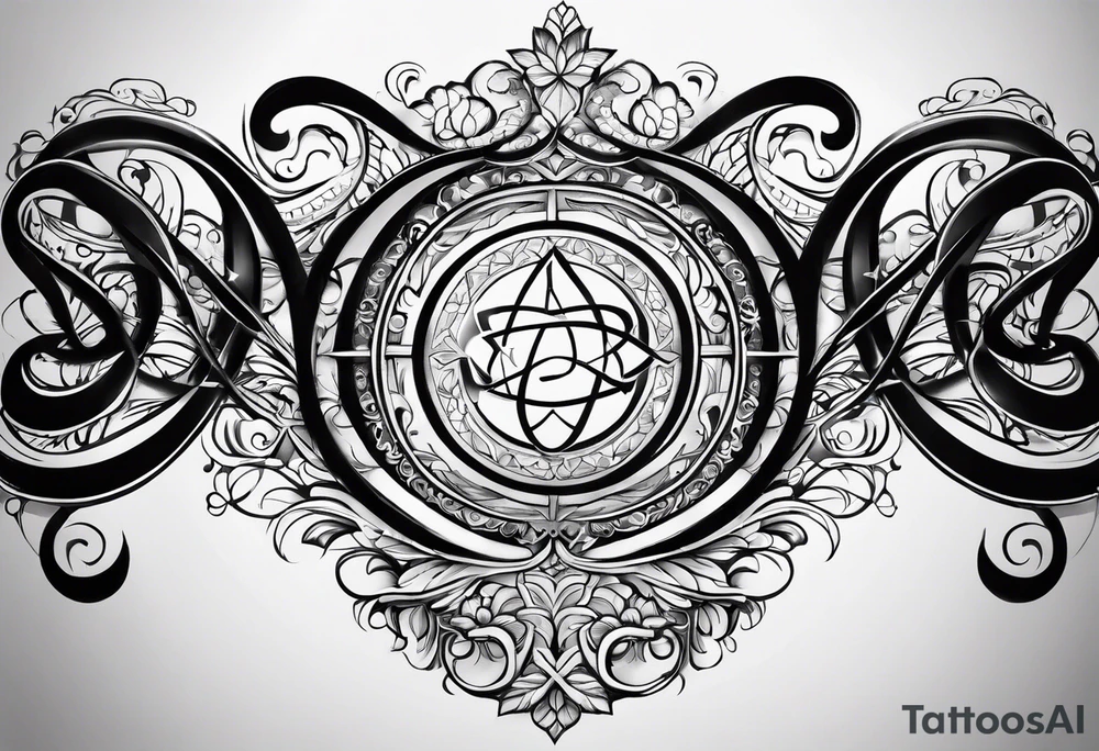 The words “Even If” and infinity symbol tattoo idea The words “Even If” and infinity symbol tattoo idea