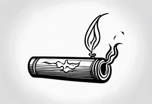 cigarette tattoo idea