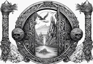 Valhalla gates tattoo idea