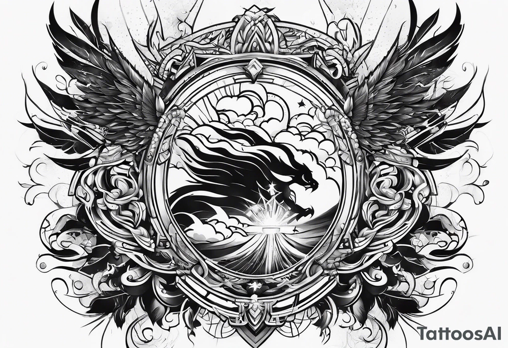 lightning tattoo idea