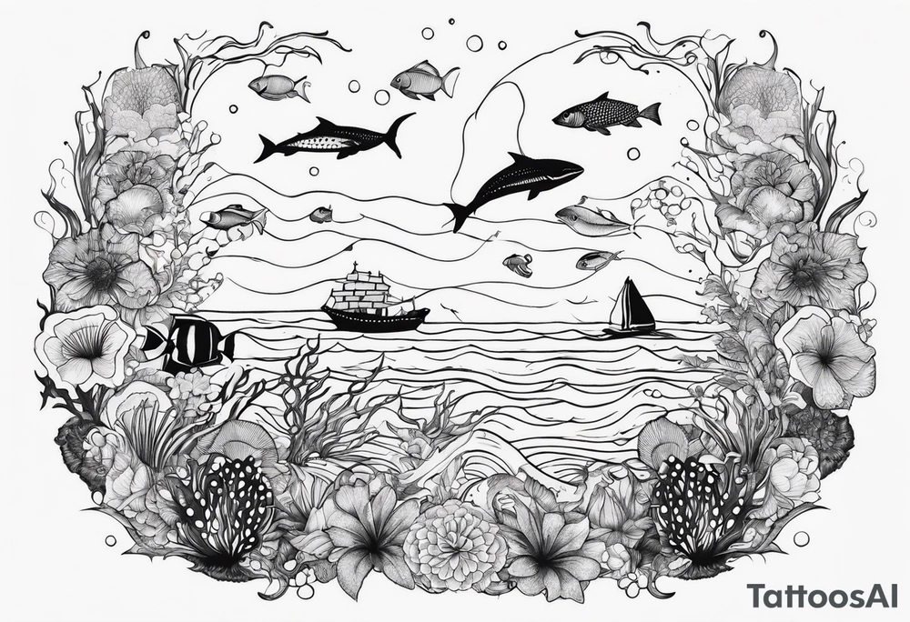 sea life tattoo idea