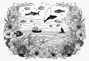 sea life tattoo idea