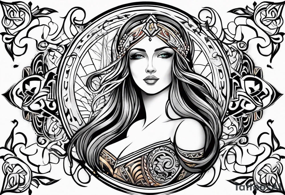 virgo tattoo idea