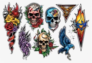 Massachusetts pride colors tattoo idea
