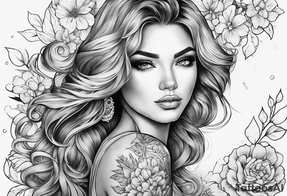 background sleeve filler tattoo idea