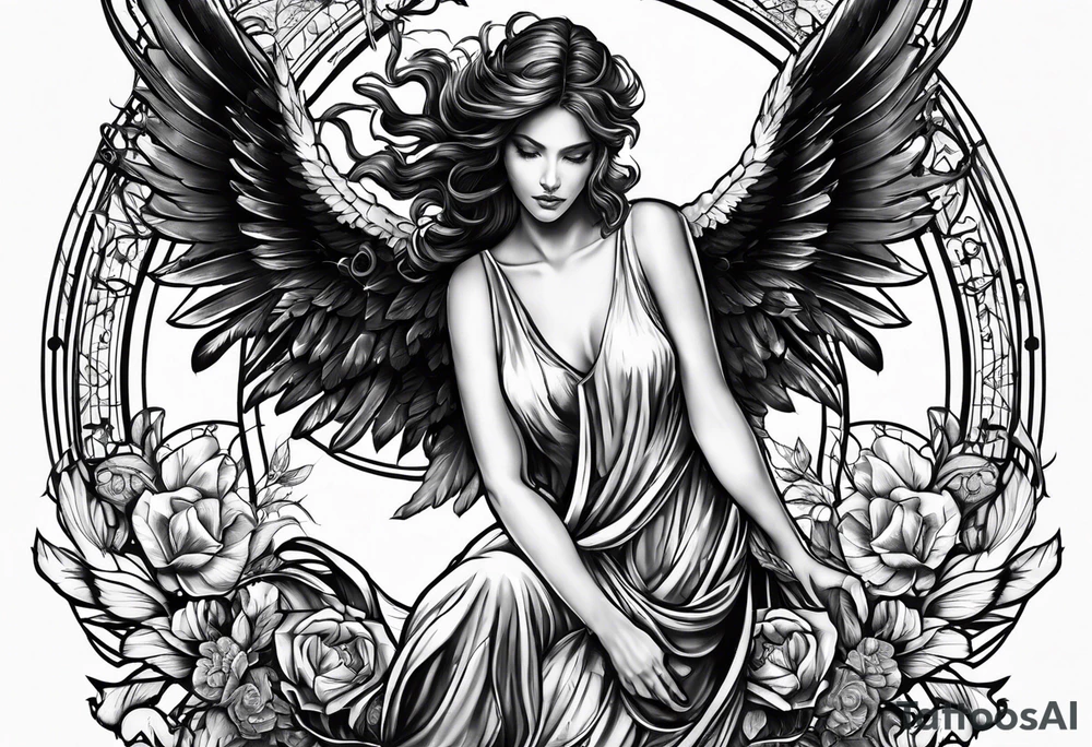 I ought to be thy Adam but I am rather thy fallen angel tattoo idea