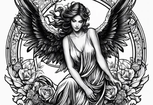 I ought to be thy Adam but I am rather thy fallen angel tattoo idea