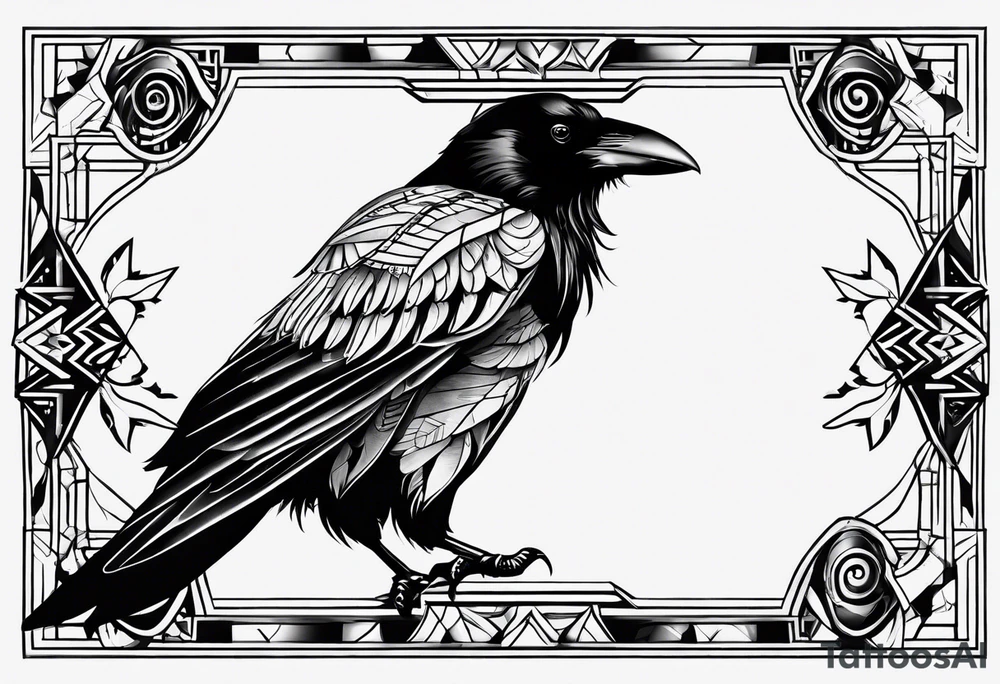 Crow medicine tattoo idea