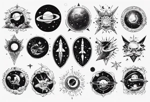 Space tattoo idea