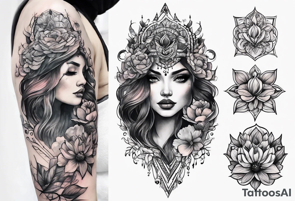 Watercolor likn tattoo idea