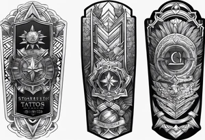 Military sleeve tattoo idea