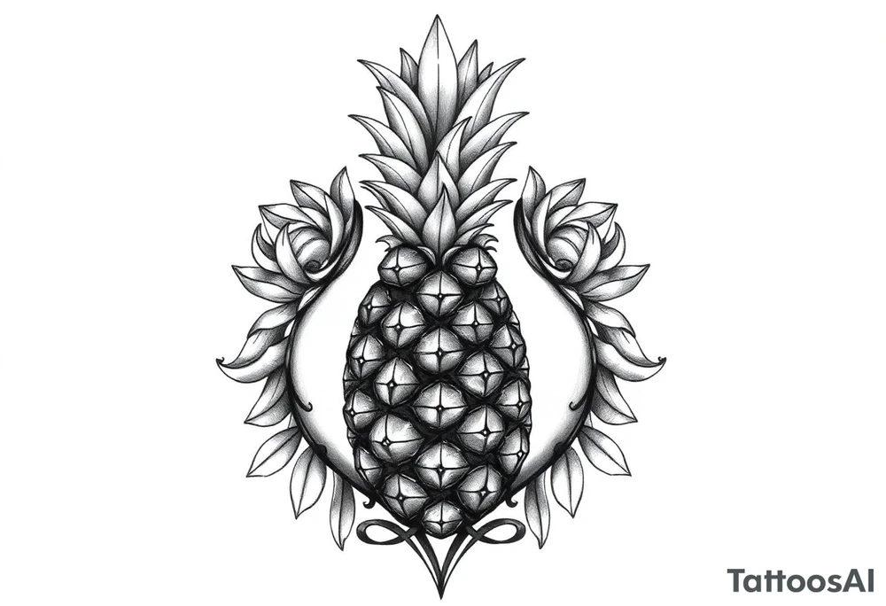Pubic area vagina and anus using a pineapple with diamonds, magestic, crown, tattoo idea Pubic area vagina and anus using a pineapple with diamonds, magestic, crown, tattoo idea