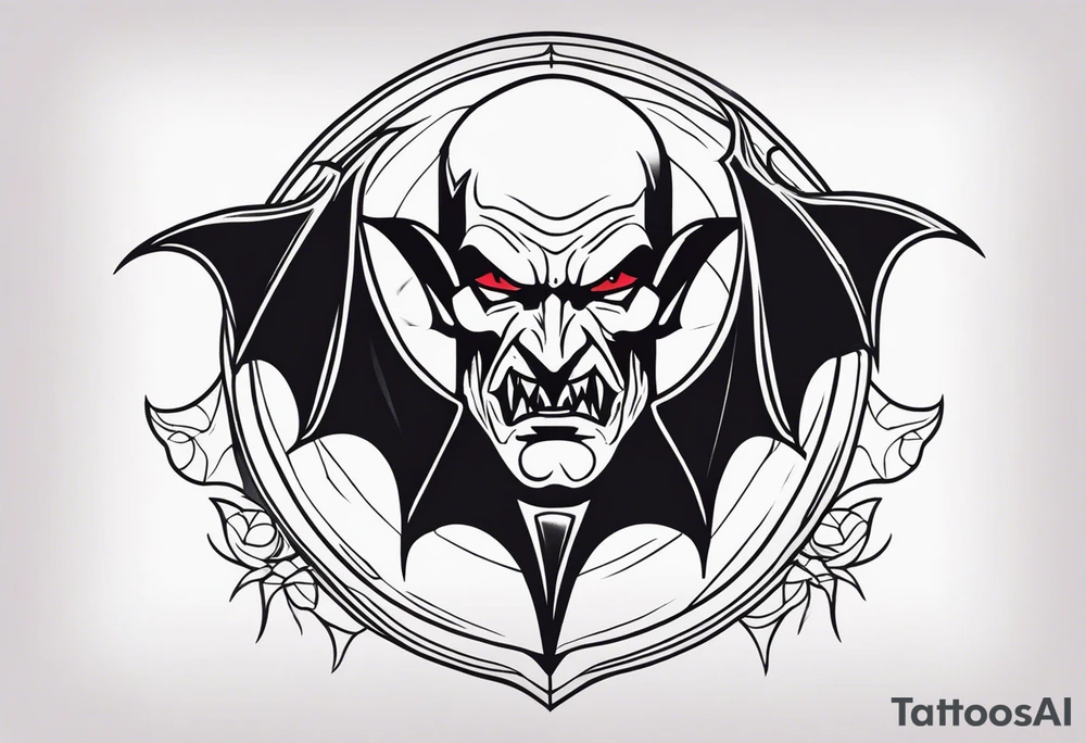 Vampire forearm tattoo tattoo idea