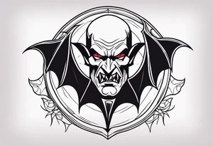 Vampire forearm tattoo tattoo idea