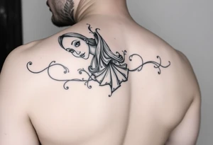 Arm sleeve Alice in wonderland tattoo idea