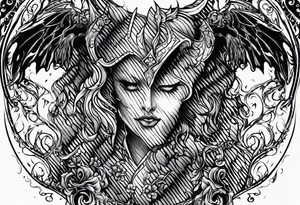 Angel Vs Demon for my soul tattoo idea