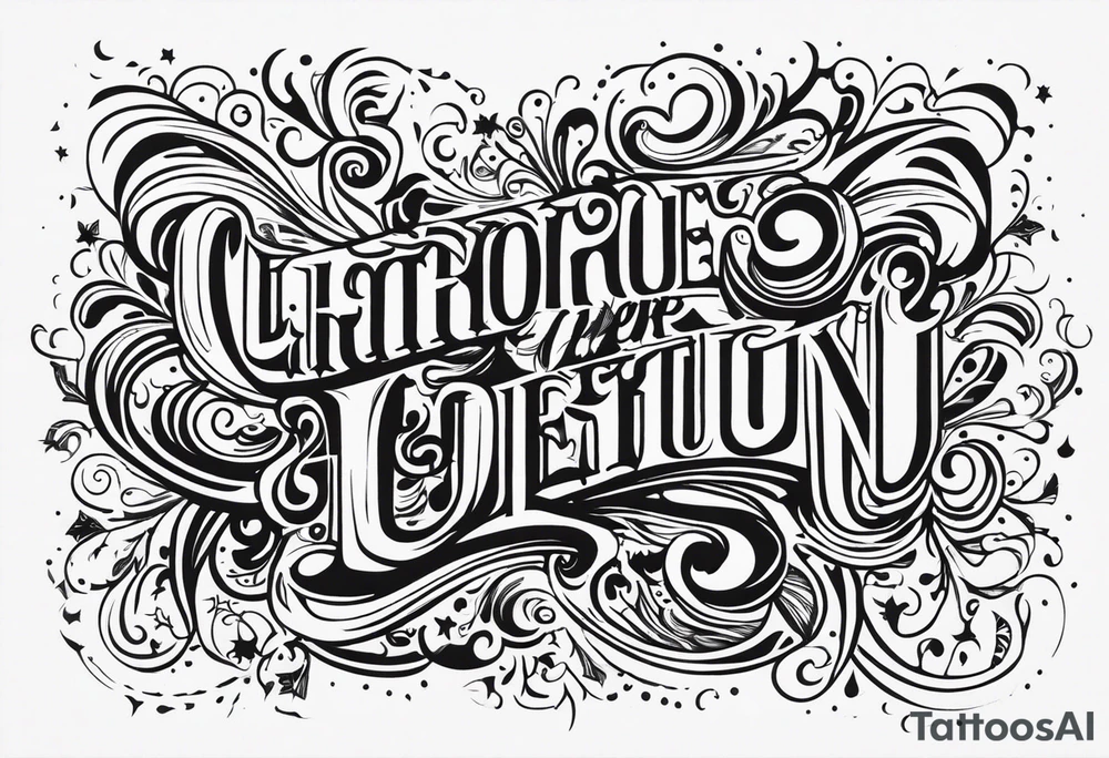 Citation avec deux écritures différentes tattoo idea