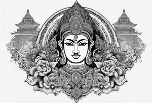 hindu elements tattoo idea
