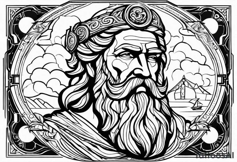mitologia grecka zeus i pioruny tattoo idea