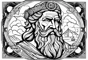 mitologia grecka zeus i pioruny tattoo idea