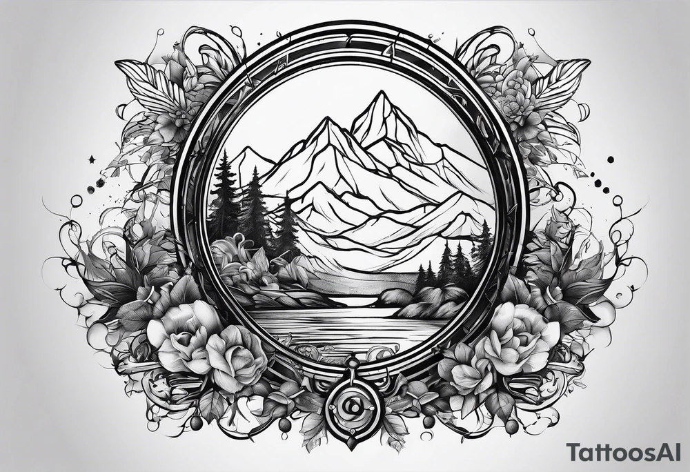 Coordinates tattoo idea