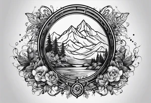 Coordinates tattoo idea