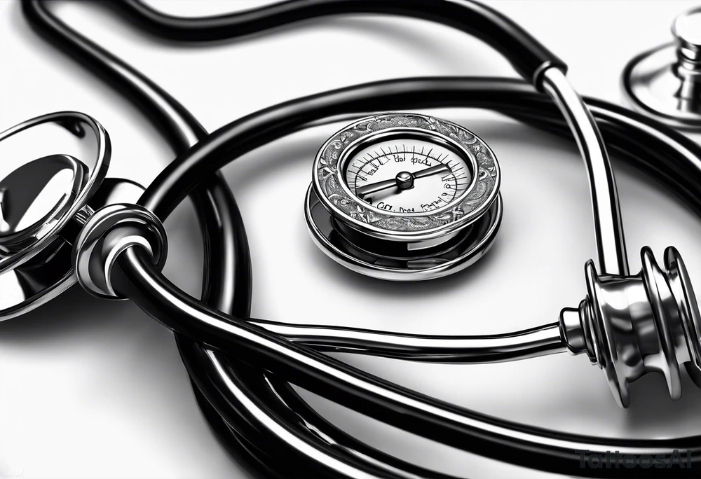 “Do no harm but take no shit” nursing stethoscope tattoo idea