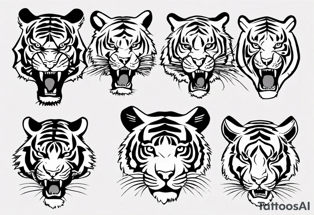 tiger tattoo idea