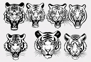 tiger tattoo idea