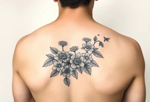 Garden, love, loyalty, honesty tattoo idea