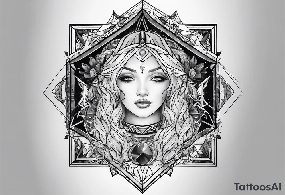 Tesseract tattoo idea