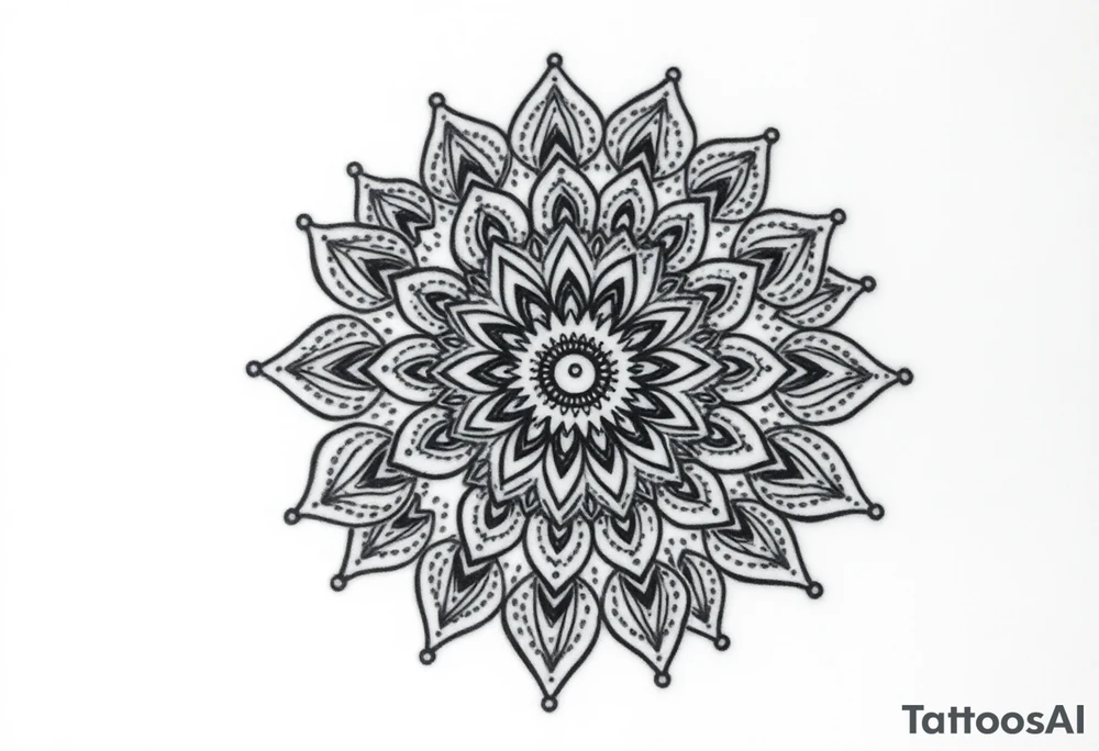 mandala tattoo idea