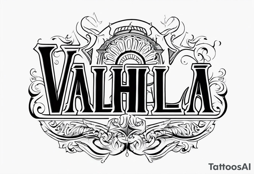 Valhalla tattoo idea