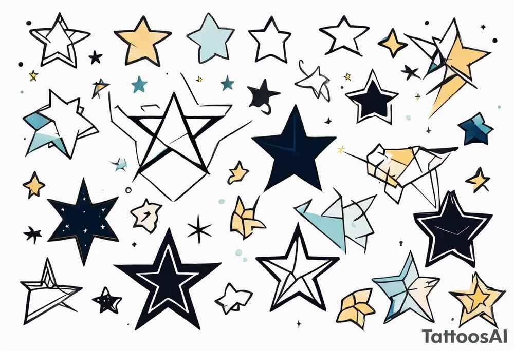 Stars tattoo idea