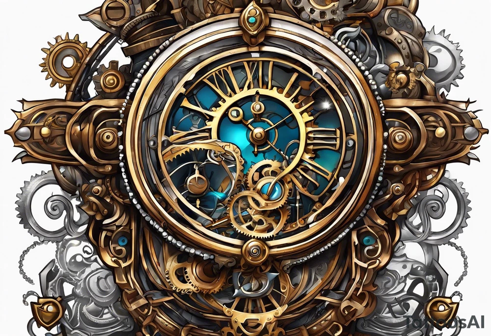 Steampunk tattoo idea